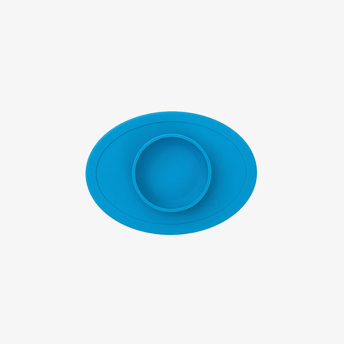 The Tiny Bowl in Blue by ezpz / Silicone Bowl for Babies that Fits on High Chairs #color_blue