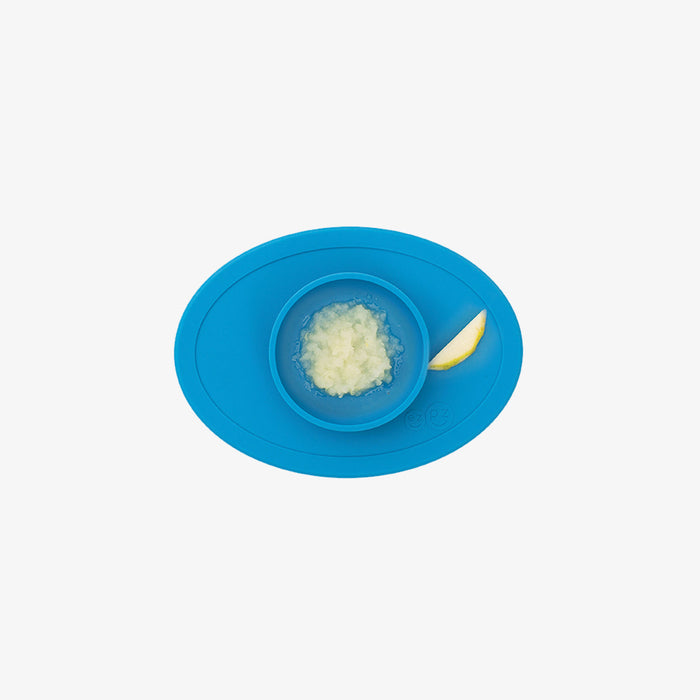 The Tiny Bowl in Blue by ezpz / Silicone Bowl for Babies that Fits on High Chairs #color_blue